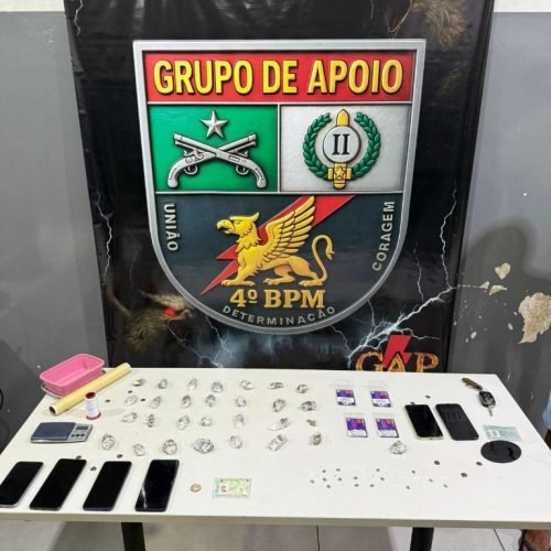 Polícia Militar prende dois homens por tráfico de drogas e estelionato em Várzea Grande